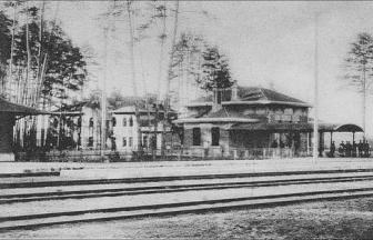 Kozhukhovo railway station at the beginning of the 20th century. Photo: PastVu