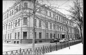 K.Ushinskii Library in the Narkompros building, 1926. Photograph: old.gnpbu.ru