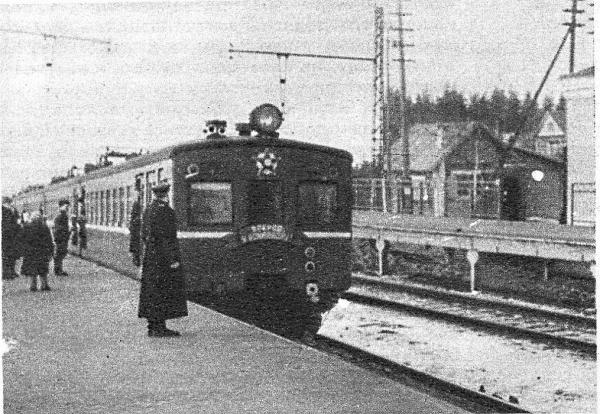 Povarovo Station, 1954. Photograph: PastVu