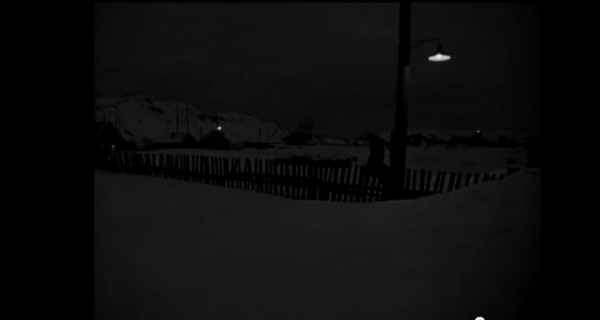 Snapshot from the film “Station for two”, which was presumably filmed in the village of Glukhari. Regisseur: E. Ryazanov