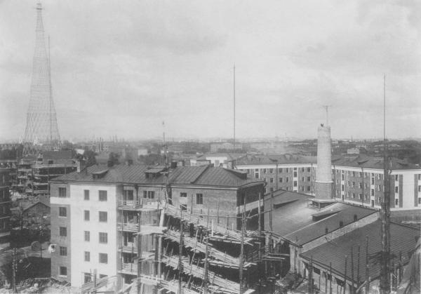 Вид на Шаболовку, предположительно 1927-1929 гг. Фото: PastVu