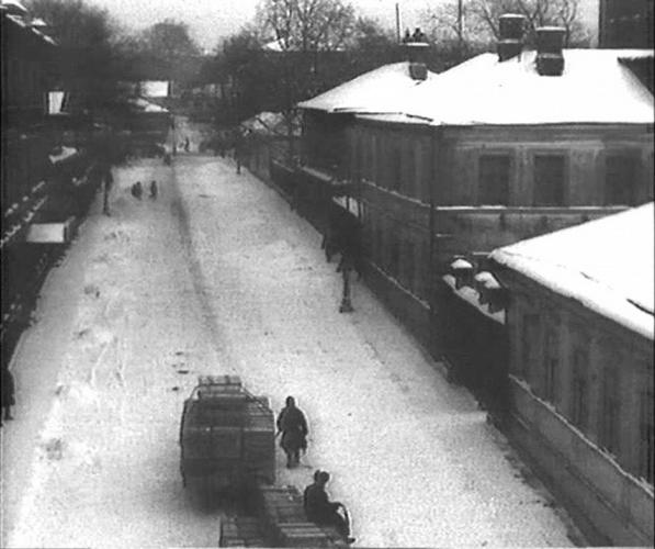 View of Gendrikov Lane. Mayakovsky's house is on the right. Photo: PastVu View of Gendrikov Lane. Mayakovsk's house is on the right. Photo: PastVu